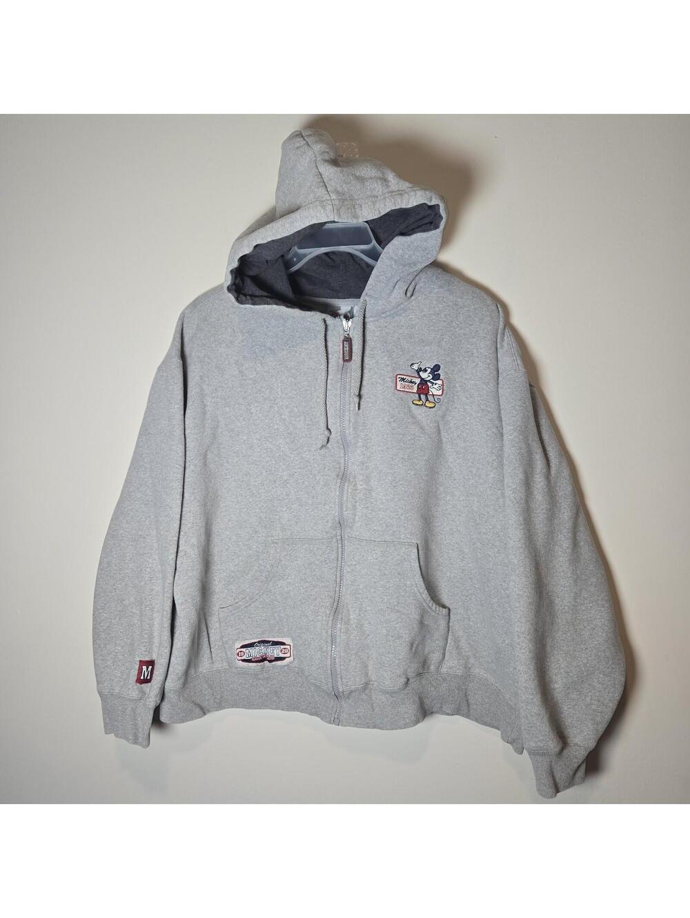 Disney Store Original Mickey Classic Character 1928 XL Zip Up Hoodie Sweatshirt